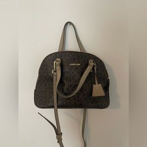 Calvin Klein brown and grey bag
